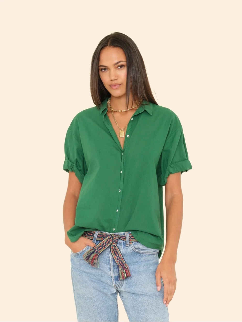 Xirena / Channing Shirt in Green